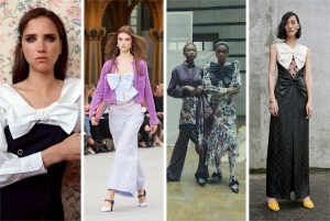 Bows -- built in to every evening look from Chanel and Erdem to Givenchy -- offer girly touches to womanly looks.
