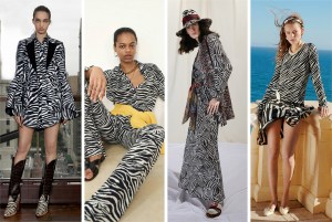 Move over leopard, zebra is the animal print of choice for the resort season.