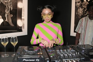 Rina Sawayama attends the Lenny Kravitz and Dom Pérignon "Assemblage" exhibition, the launch of Lenny Kravitz's U.K. photography exhibition on July 10 in London.