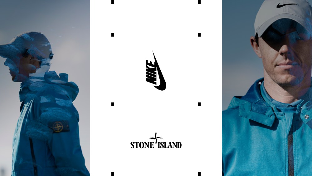 Rory McIlroy wearing the Stone Island x Nike Golf capsule