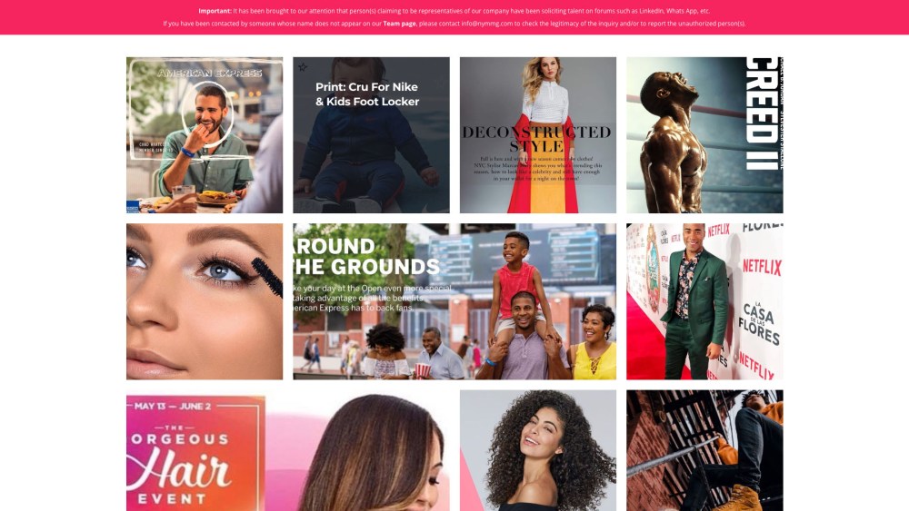 Models Beware: Impostors Continue to Solicit Talent Online