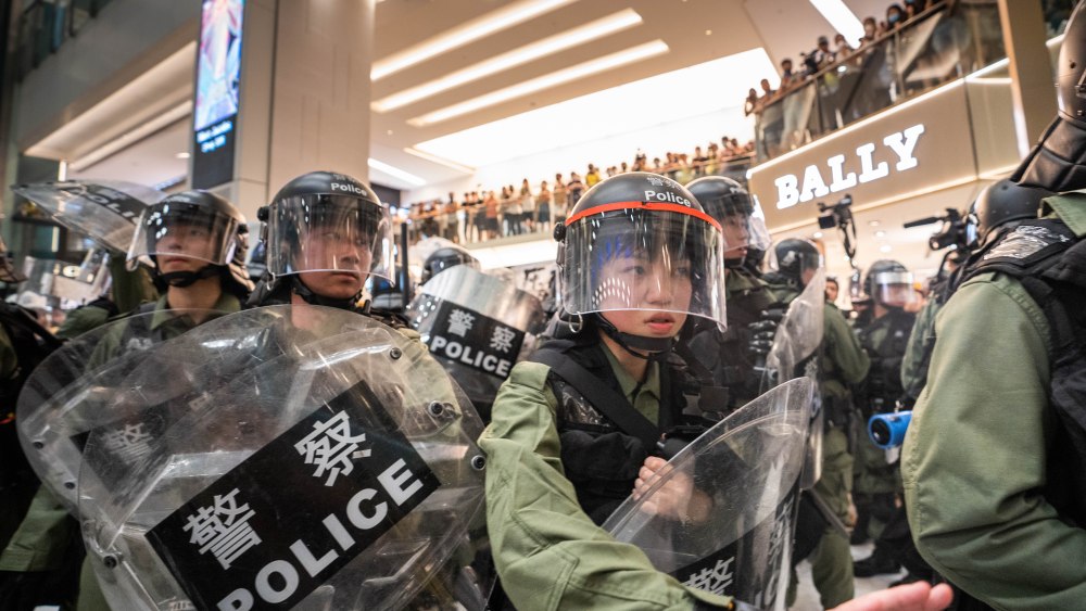 Repeated clashes between protesters and protesters have occurred including the latest incident inside a mall in the New Territories.