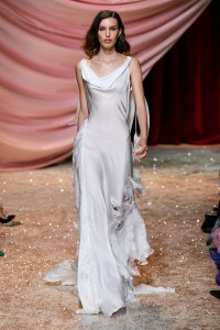 Model on the catwalk