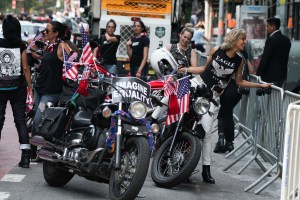 The scene at the Women's World Cup Parade in NYC.