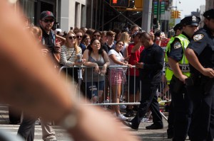 The scene at the Women's World Cup Parade in NYC.