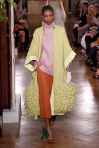 Model on the catwalk