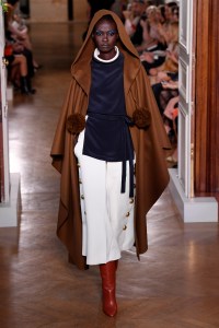 Model on the catwalk