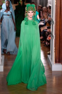 Model on the catwalk