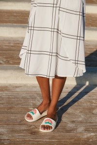 The capsule collection of Vera Bradley's collaboration with Crocs.