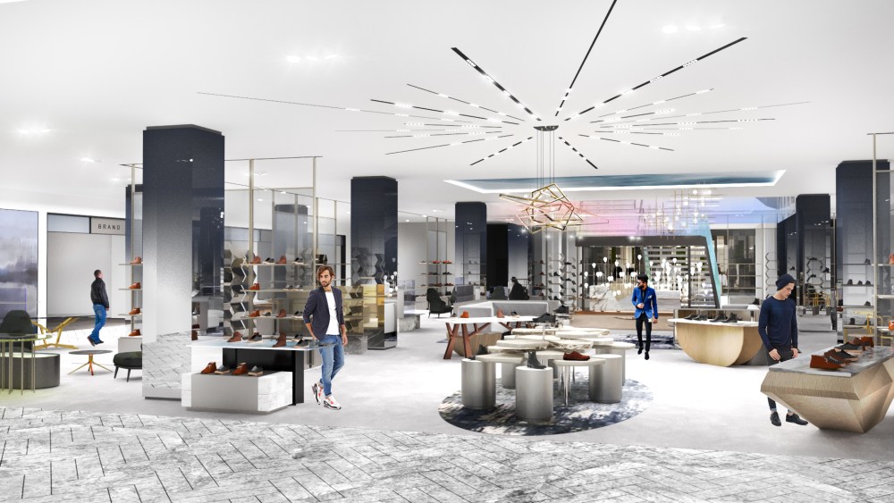 Saks Re-creates Men's Footwear Department at Flagship
