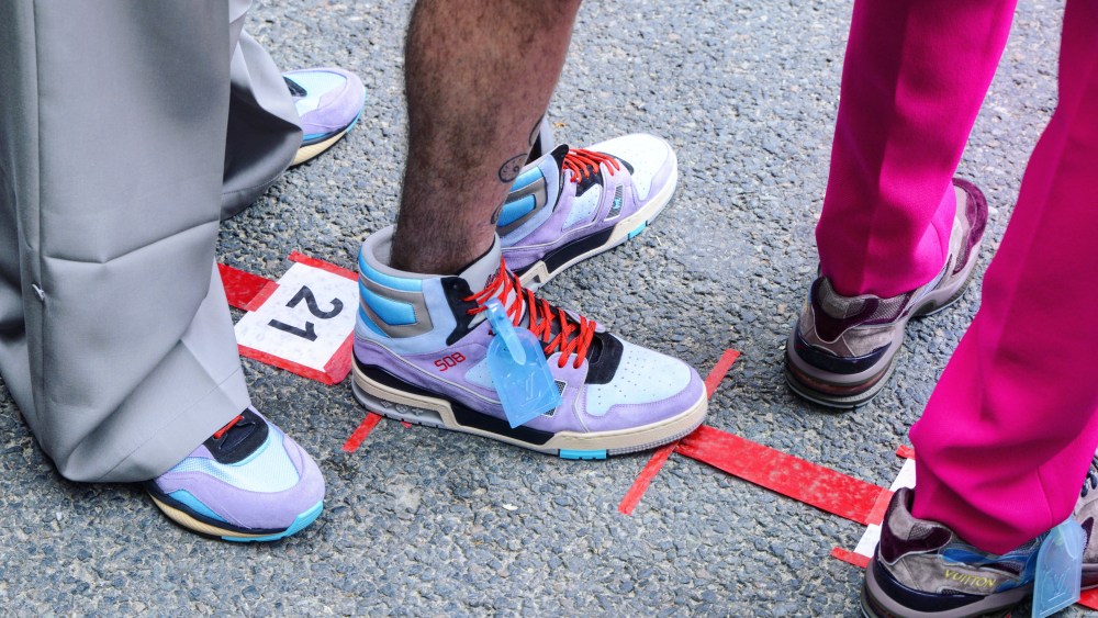 Louis Vuitton introduced 508 High-Top Trainer at Men's Spring Summer 2020 fashion show
