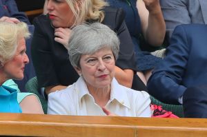 Theresa May
Wimbledon Tennis Championships, Day 12, The All England Lawn Tennis and Croquet Club, London, UK - 13 Jul 2019