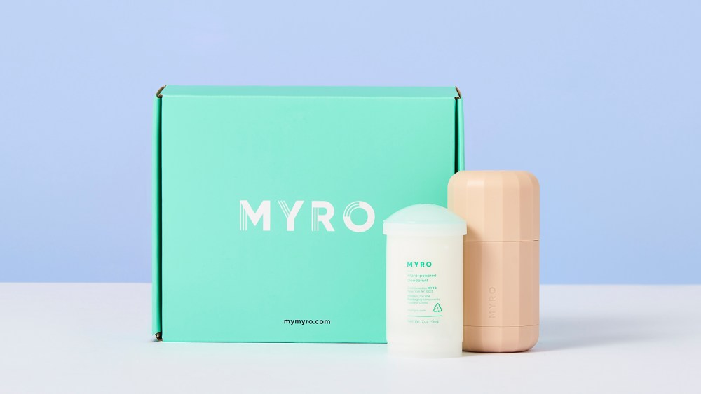 Myro, the refillable deodorant brand.