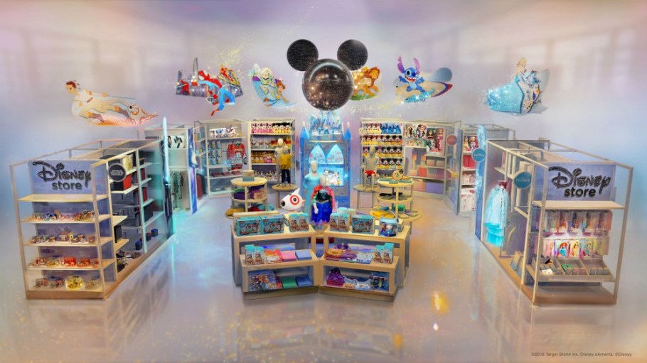 Disney shop-in-shops will launch in Target stores on Oct. 4.