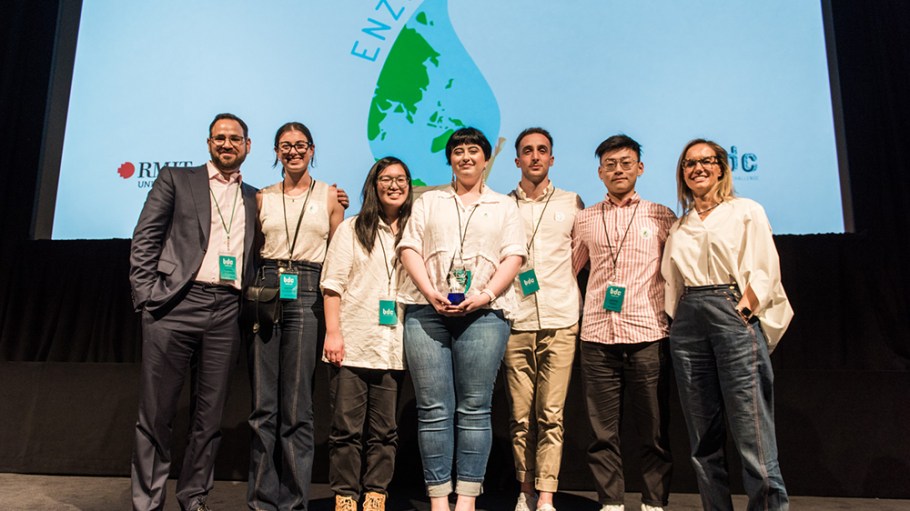 Dr. Sedef Uncu Akı, Orta director, with the Enzer team