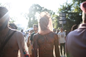 A street style look from Afropunk, 2019.
