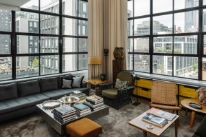 Inside Andre Mellone’s apartment.