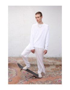 A look from Baja East's new collection.