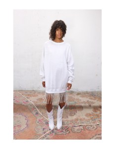 A look from Baja East's new collection.
