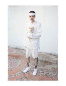 A look from Baja East's new collection.