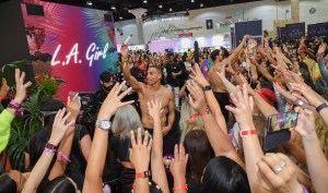 The scene at 2019's Beautycon LA