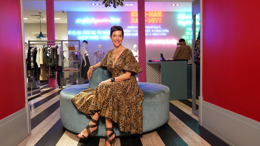Beth Buccini at Kirna Zabête's SoHo flagship.