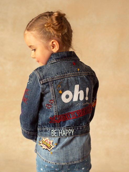 Blu & Blue jean jacket