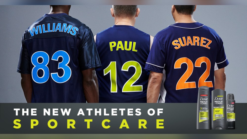 Dove Men+Care Unveils Sportcare Campaign With Three Athletes