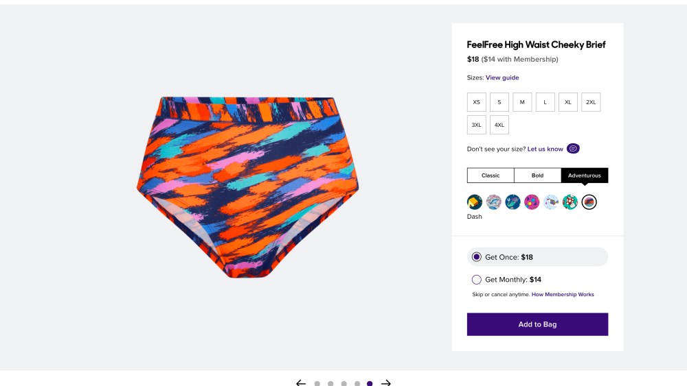 MeUndies launched its FeelFree collection this week.