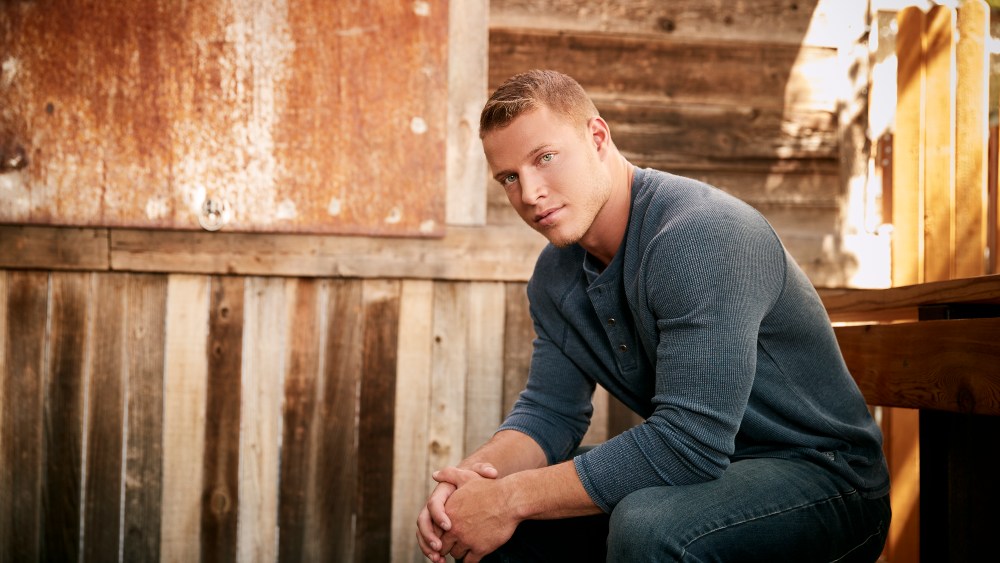 Carolina Panthers running back Christian McCaffrey in the Flag & Anthem fall 2019 campaign.