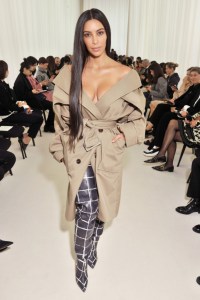 Kim Kardashian in the front rowBalenciaga show, Spring Summer 2017, Paris Fashion Week, France - 02 Oct 2016