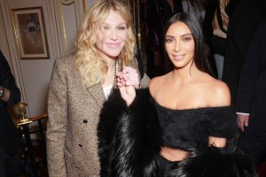 Courtney Love and Kim Kardashian
