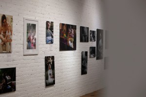 The scene at the Knix x The Life After Birth Project dinner and exhibit.