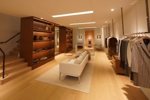 The main level of Lafayette 148Õs new Madison Avenue store.