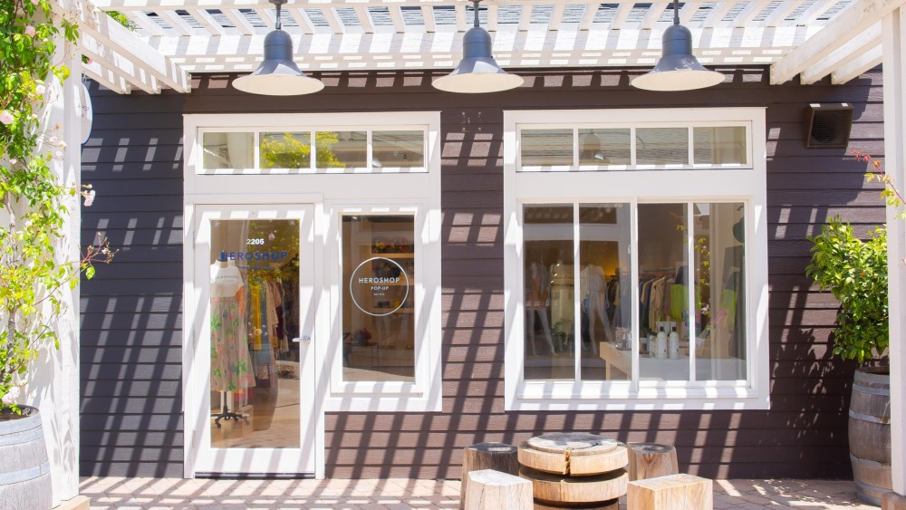 Exterior shot of Hero Shop in Marin