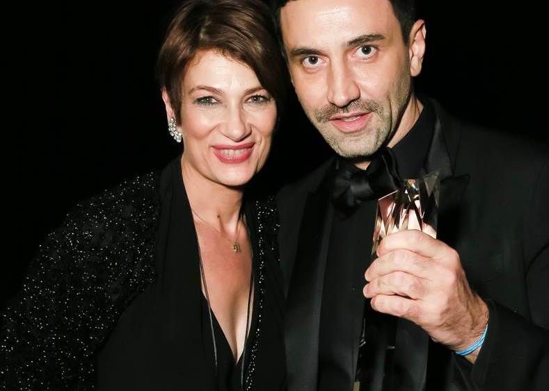 Maryanne Grisz with Riccardo Tisci at FGI's "Night of Stars."