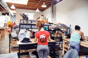Nick Fouquet's newley opened Abbot Kinney boutique in Venice Beach, California.