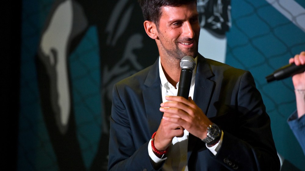 NEW YORK, NEW YORK - AUGUST 21: Montblanc launched a Novak Djokovic Special Edition writing instrument to benefit the Novak Djokovic Foundation on August 21, 2019 in New York City. (Photo by Craig Barritt/Getty Images for Montblanc)