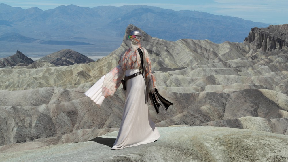 Designer Amber Jae Slooten fed images from Paris Fashion Week into a computer and then asked the machine to come up with a collection for The Fabricant.