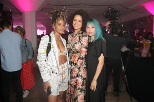 Breezy, Nathalie Emmanuel and Margaret Zhang