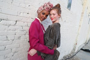 Halima Aden and Larsen Thompson