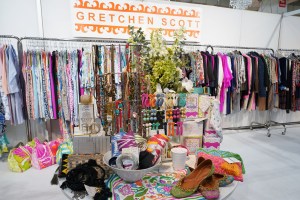 Gretchen Scott’s colorful display.