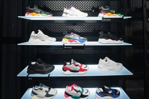 Selection of Puma's RS-X sneakers.