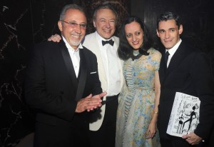 Emilio Estefan, Valentin Hernandez, Isabel Toledo and Ruben Toledo attend El Museo de Barrio's 16th annual gala at Cipriani in New York City, 2009.