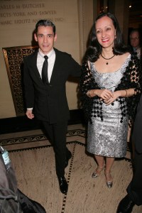 Ruben Toledo and Isabel Toledo attend the biannual Gordon Parks Foundation gala at Gotham Hall in New York City, 2009.