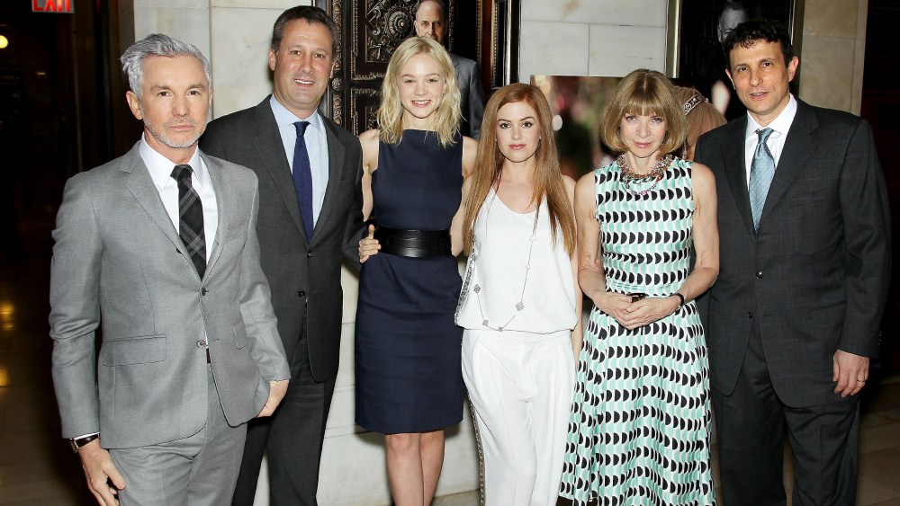 Baz Luhrmann, Tony Marx, Carey Mulligan, Isla Fisher, Anna Wintour and David Remnick'The Great Gatsby' film luncheon, New York, America - 02 May 2013