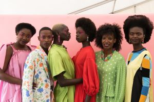 Models backstageStine Goya show, Backstage, Spring Summer 2020, Copenhagen Fashion Week, Denmark - 08 Aug 2019