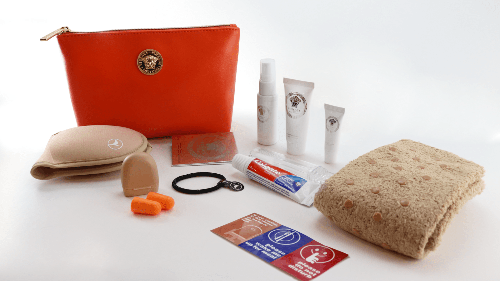 Versace Offers Travel Kits to Turkish Airlines Business Class Fliers