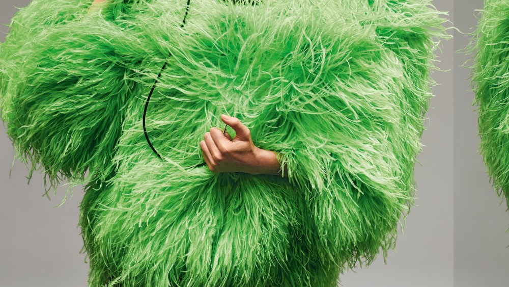 Stephanie Seymour on the cover of Vogue Italia.