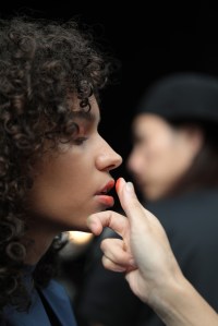 Backstage at Area RTW Spring 2020